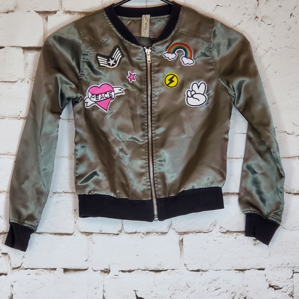 KNIT WORKS SATIN BOOMER JACKET